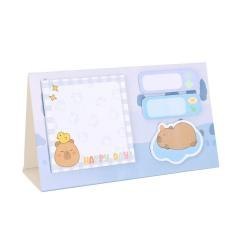 Karteczki samoprzylepne Kapibara z kaczuszką