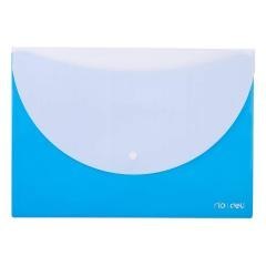 Teczka kopertowa A4 na zatrzask Rio niebieska DELI