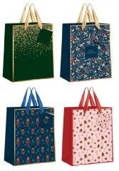 Torebka upominkowa duża Świąteczna mix BN