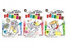 Kolorowanie wodne A4 Jednorożec