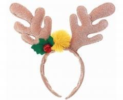 Opaska rogi renifera złota