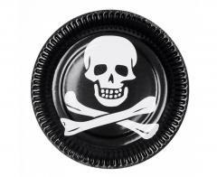 Talerzyki papierowe Piraci Classic 23cm 10szt