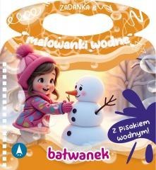 Zadanka & malowanki wodne. Bałwanek