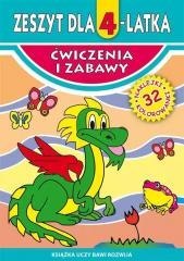 Ćwiczenia i zabawy. Zeszyt dla 4-latka