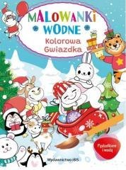 Pędzelkiem i wodą. Malowanki wodne. Gwiazdka