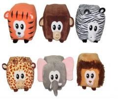 Zwierzęta kostka 22cm MIX