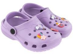 Clogi dziecięce liliowe rozm. 26