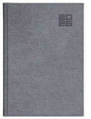 Kalendarz 2026 A5 dzienny Aluminium srebrny