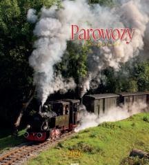 Kalendarz 2026 ścienny 32x32cm Parowozy