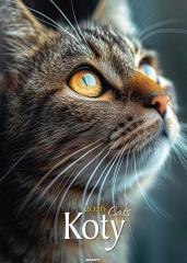 Kalendarz 2026 ścienny Koty