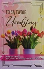 Karnet urodziny z wymiennymi cyframi JCX-236