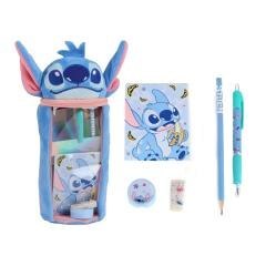 Zestaw akcesoriów szkolnych z piórnikiem Stitch