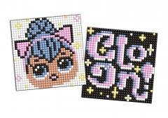 Diamentowa mozaika na magnes - LOL Surprise! Napis