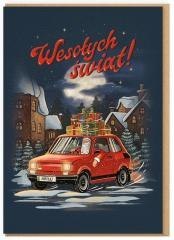 Karnet Boże Narodzenie - Maluch / Wesołych Świąt