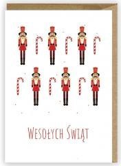 Kartka Boże Narodzenie Wesołych Świąt, eko K065