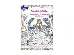 Kolorowanka antystresowa zaczarowana bajka