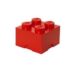 LEGO(R) pojemnik klocek czwórka czerwony