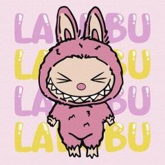 Malowanie po numerach - Ona - Labubu 25x25cm