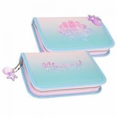 Piórnik 1zamek 2klapki bez wyposażenia Shell