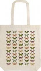 Torba bawełniana STBAG08 Motyle Shopperka na ramię