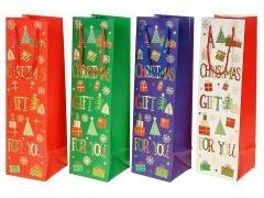 Torebka prezentowa na butelkę MIX