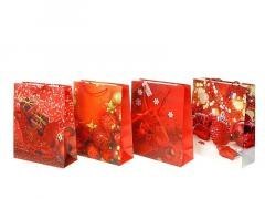 Torebka prezentowa z motywem świątecznym MIX