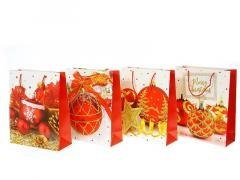 Torebka prezentowa z motywem świątecznym MIX