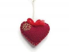 Zawieszka pluszowa serce