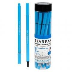 Cienkopis okrągły 0.4 niebieski tuba (20szt)