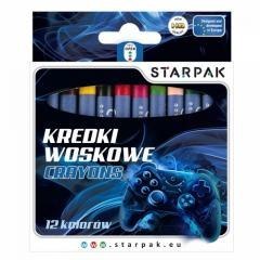 Kredki woskowe 12 kolorów Pad