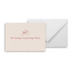 Mini kartka dla mojego wspaniałego Męża