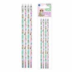 Ołówek z gumką HB Koala 4szt