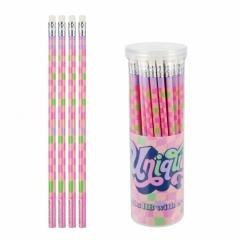 Ołówek z gumką HB Unique (48szt)