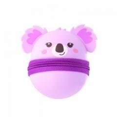 Piórnik silikon 1zamek siatka Koala