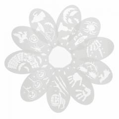 Szablon do malowania twarzy Halloween 10szt