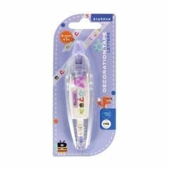 Taśma dekoracyjna 6mmx4m Literki