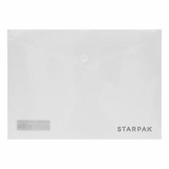 Teczka kopertowa PP A5 na zatrzask przezroczysta