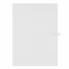 Teczka wiązana A4 papierowa biała
