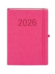Kalendarz 2026 A4 Memofix DNS różowy