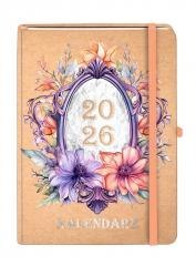 Kalendarz 2026 A5 Kraft TNS Lustro