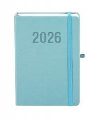 Kalendarz 2026 A5 Memofix DNS błękitny