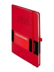 Kalendarz 2026 A5 Memofix TDW czerwony