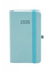Kalendarz 2026 A6 Memofix TDW błękitny