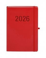 Kalendarz 2026 B5 Memofix TDW czerwony