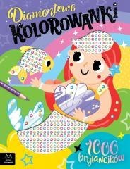 Diamentowe kolorowanki z syrenką. 1000 brylancików