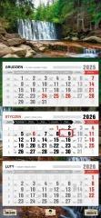 Kalendarz 2026 trójdzielny płaska główka Karpacz