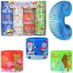 Sprężyna świąteczna 7cm MIX