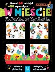W mieście. Zadania do wyklejania