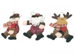 Zawieszka dekoracyjna świąteczna filcowa MIX