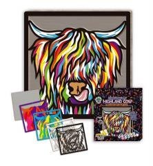 Zestaw do tworzenia obrazów z drewna - Krowa